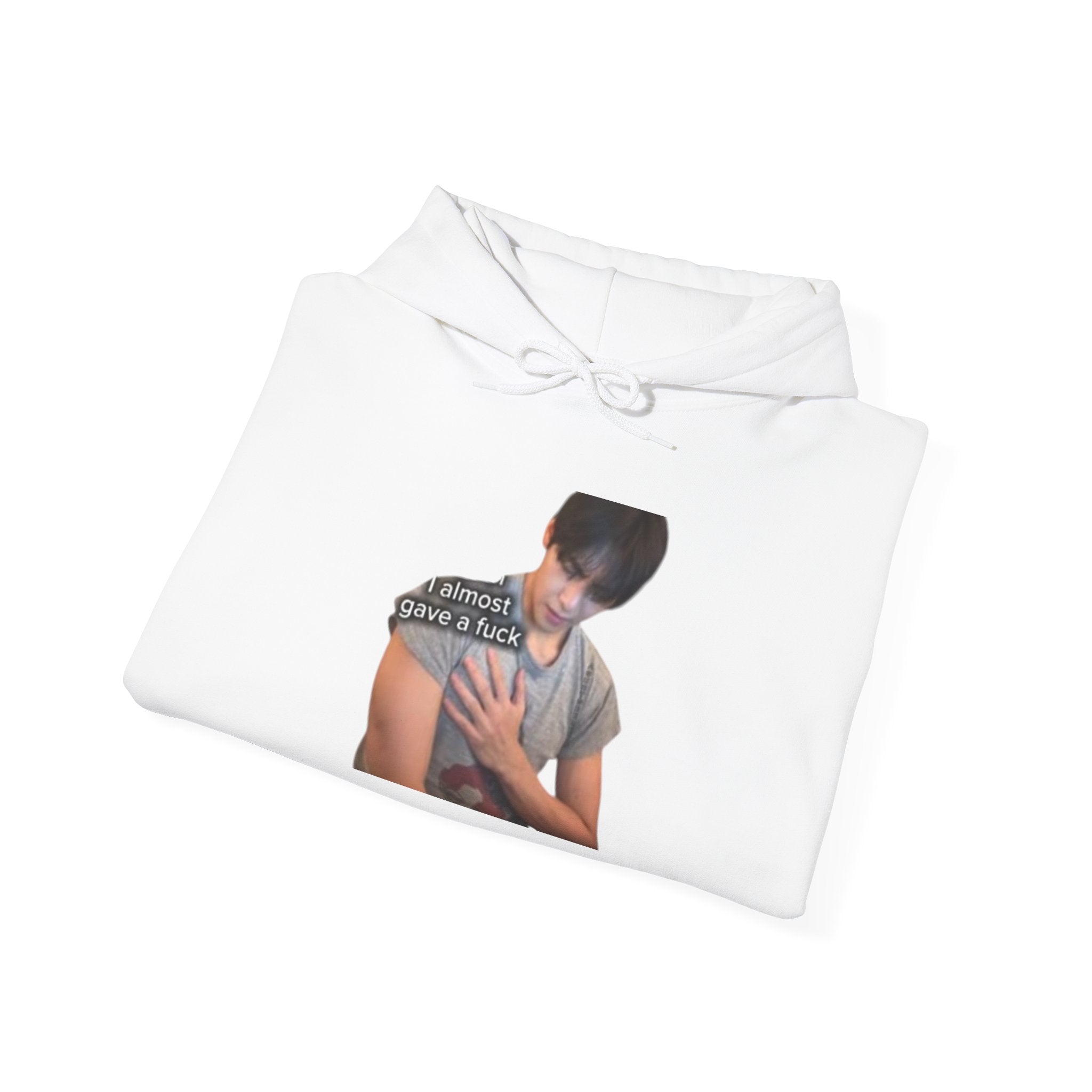 Hug Comfort Hoodie - 'Someone Else’s Jacket' Photo Graphic Sweatshirt